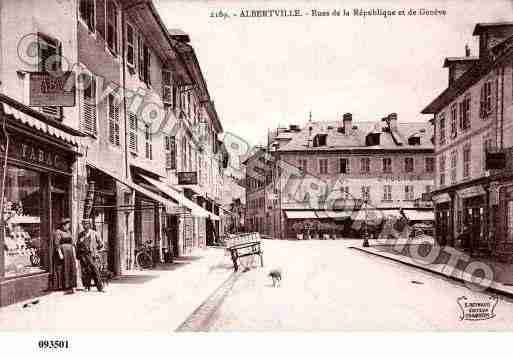 Ville de ALBERTVILLE, carte postale ancienne