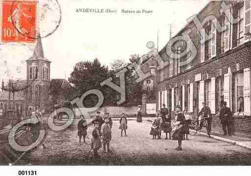 Ville de ANDEVILLE, carte postale ancienne