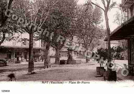 Ville de APT, carte postale ancienne