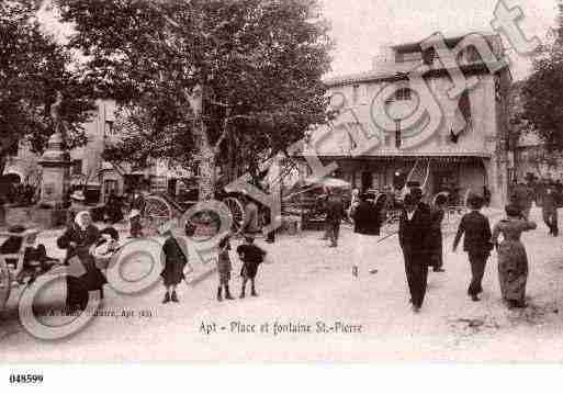 Ville de APT, carte postale ancienne