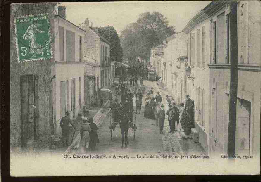 Ville de ARVERT, carte postale ancienne