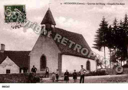 Ville de AUZANCES, carte postale ancienne