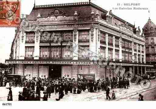 Ville de BELFORT, carte postale ancienne