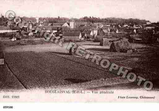 Ville de BOUGLAINVAL, carte postale ancienne