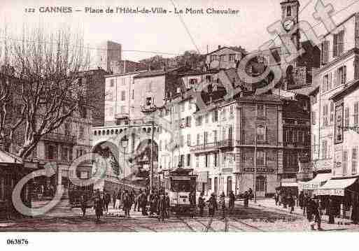 Ville de CANNES, carte postale ancienne