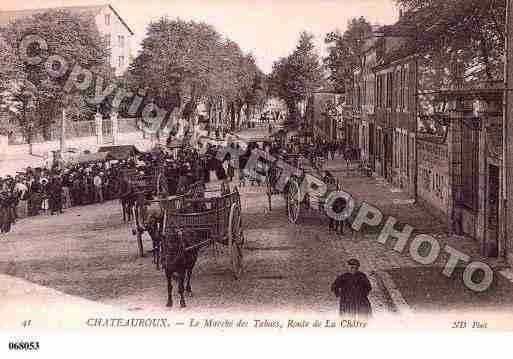 Ville de CHATEAUROUX, carte postale ancienne