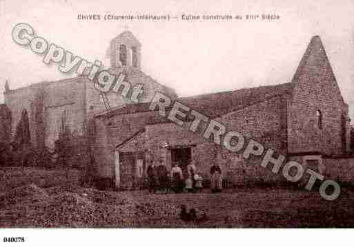 Ville de CHIVES, carte postale ancienne