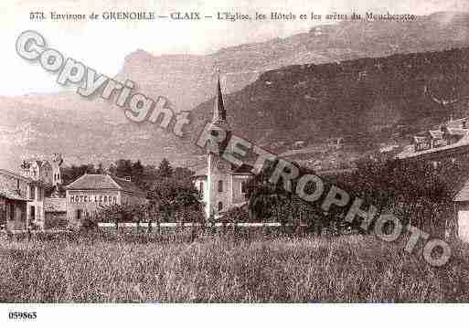 Ville de CLAIX, carte postale ancienne