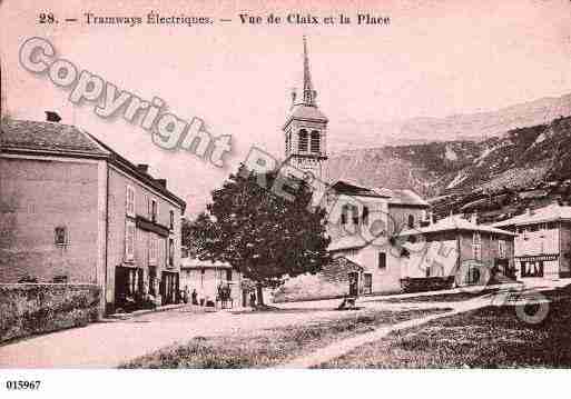 Ville de CLAIX, carte postale ancienne