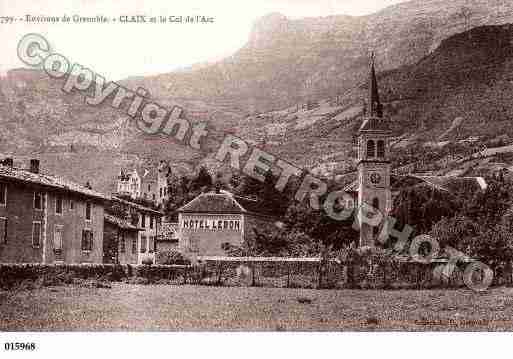 Ville de CLAIX, carte postale ancienne