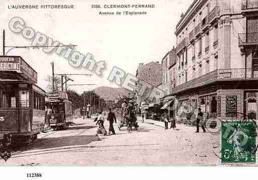 Ville de CLERMONTFERRAND, carte postale ancienne