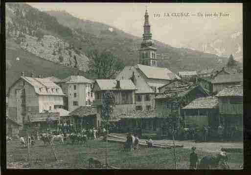 Ville de CLUSAZ(LA), carte postale ancienne