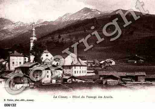 Ville de CLUSAZ(LA), carte postale ancienne