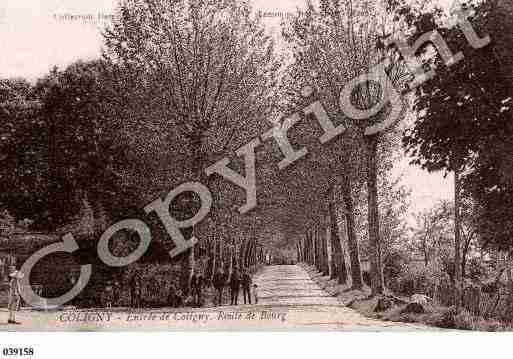 Ville de COLIGNY, carte postale ancienne