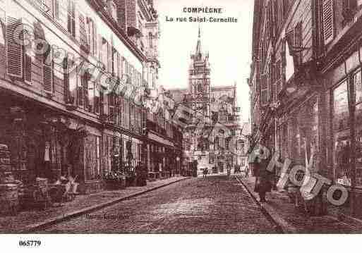 Ville de COMPIEGNE, carte postale ancienne