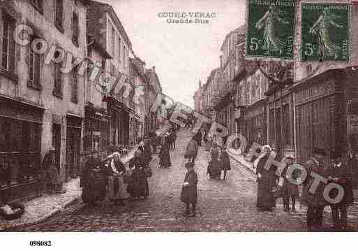 Ville de COUHEVERAC, carte postale ancienne