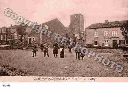 Ville de CUTRY, carte postale ancienne