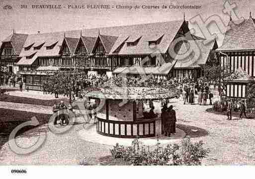 Ville de DEAUVILLE, carte postale ancienne