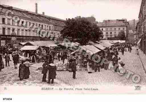 Ville de ELBEUF, carte postale ancienne