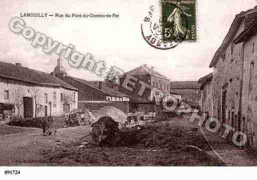 Ville de LAMOUILLY, carte postale ancienne