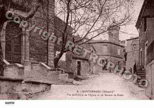 Ville de MONTARNAUD, carte postale ancienne