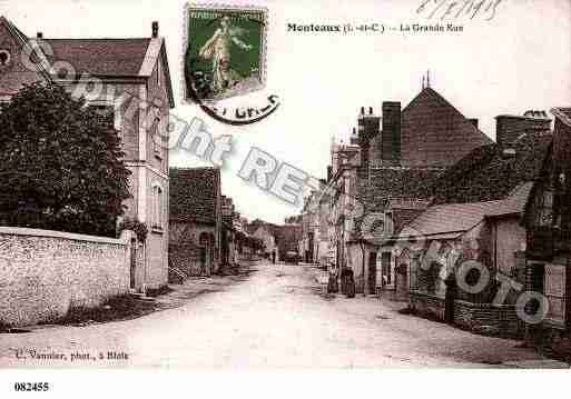 Ville de MONTEAUX, carte postale ancienne