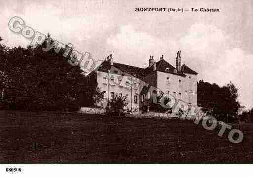 Ville de MONTFORT, carte postale ancienne