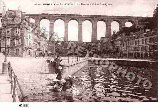 Ville de MORLAIX, carte postale ancienne