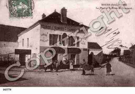 Ville de MOURS, carte postale ancienne