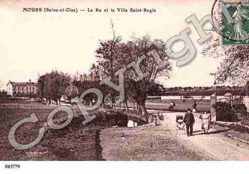 Ville de MOURS, carte postale ancienne