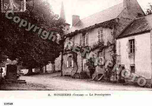 Ville de NOUZIERS, carte postale ancienne