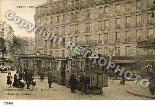 Ville de PARIS19, carte postale ancienne