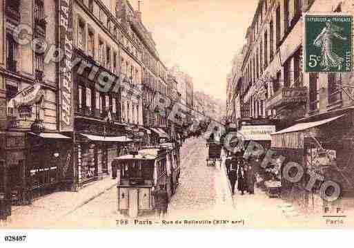 Ville de PARIS19, carte postale ancienne