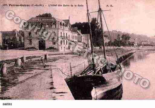 Ville de PERROSGUIREC, carte postale ancienne