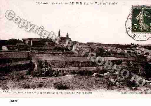 Ville de PIN(LE), carte postale ancienne