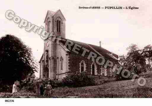 Ville de PUPILLIN, carte postale ancienne