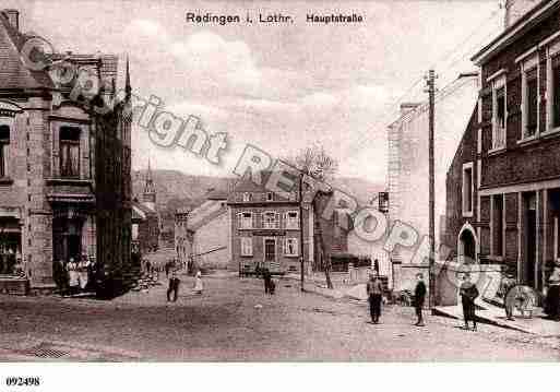 Ville de REDANGE, carte postale ancienne