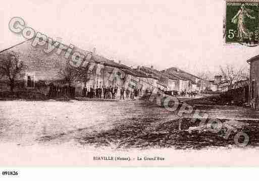 Ville de RIAVILLE, carte postale ancienne