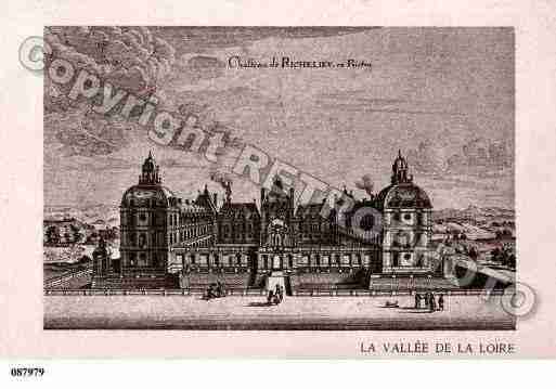 Ville de RICHELIEU, carte postale ancienne