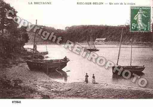 Ville de RIECSURBELON, carte postale ancienne