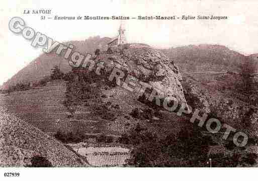 Ville de SAINTMARCEL, carte postale ancienne