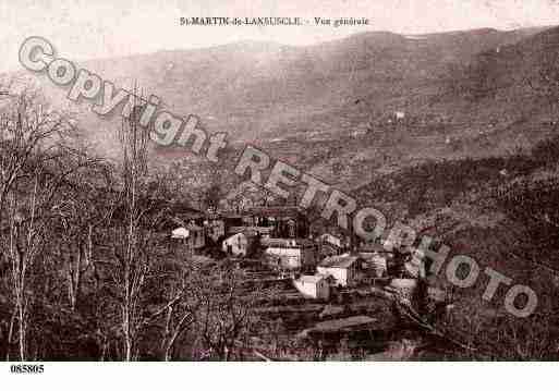 Ville de SAINTMARTINDELANSUSCLE, carte postale ancienne