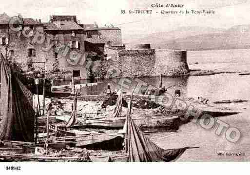 Ville de SAINTTROPEZ, carte postale ancienne