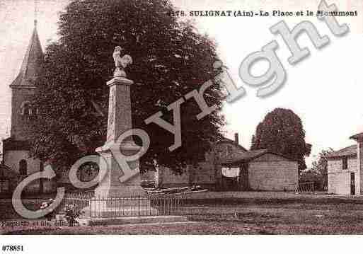 Ville de SULIGNAT, carte postale ancienne