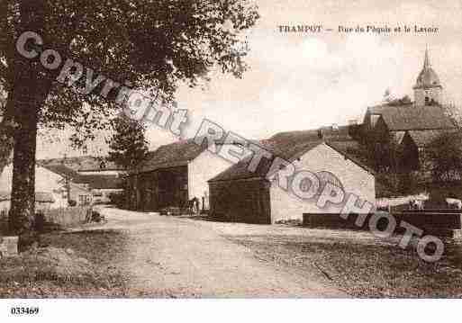 Ville de TRAMPOT, carte postale ancienne