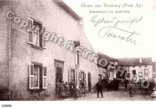 Ville de TREMERY, carte postale ancienne