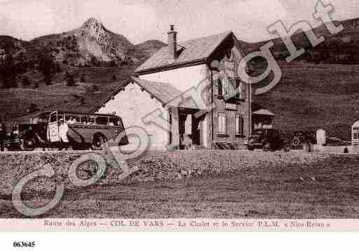 Ville de VARS, carte postale ancienne