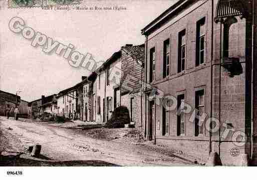 Ville de VERY, carte postale ancienne