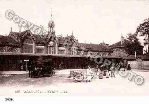 Ville de ABBEVILLE, carte postale ancienne