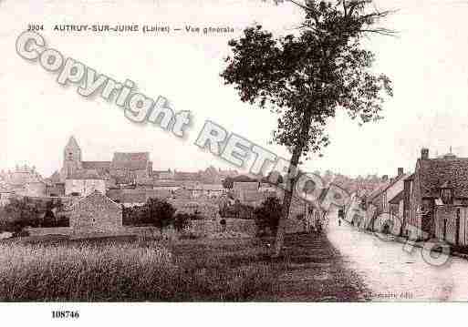 Ville de AUTRUYSURJUINE, carte postale ancienne